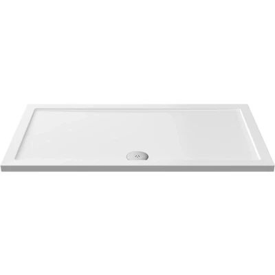 Image of 1400mm x 760mm Premium Rectangular Shower Tray White