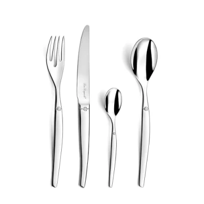 Image of Lou Laguiole 251300AF14C71 Jet Cutlery Set 24 Pieces, Steel