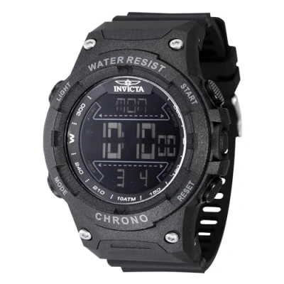 Image of Invicta Men&#039;s Digital Quartz Watch with Resin Strap 47523