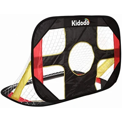 Image of Kidodo Football Goal Posts for Kids Pop up Chidren Foldable and Portable Soccer net Outdoor Garden Indoor Toy, 100x70x70cm