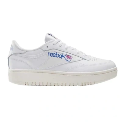 Image of Reebok Women&#039;s Club C Double Sneaker, FTWWHT/Chalk/STEPUR, 2.5 UK