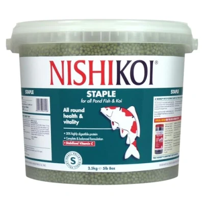 Image of Nishikoi Staple Complete Food for Koi and Pond Fish Small Pellets 2.5kg