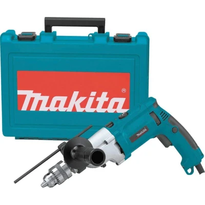 Image of Makita HP2070/2 240V 13mm, 2 Speed Percussion Drill Supplied in a Carry Case