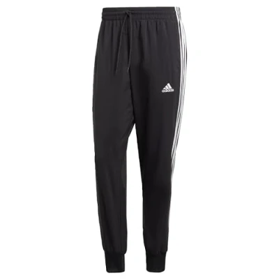 Image of adidas Sportswear Essentials 3STRIPES Tracksuit bottoms, Men&#039;s, Size: XXL, Black/white