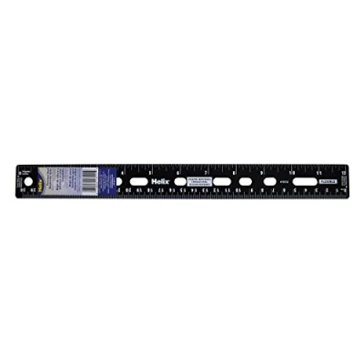 Image of Maped Helix Stainless Steel 12 inch Ruler Easy Storage Non Slip Precision Durable Construction Versatile Measurement Safe Design