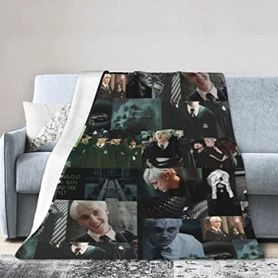 Image of YINGD Tom Draco Felton Malfoy Blanket, Ultra Soft Lightweight Flannel Fleece Throw Blankets Warm Air Conditioning Blanket For Couch Sofa 125CM X 100CM