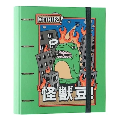 Image of Grupo Erik Ketnipz 4 Ring Binder Premium A4 Folders 10.6 x 12.6 inches 27 32 cm Ringbinder Beanzilla Cool Gifts