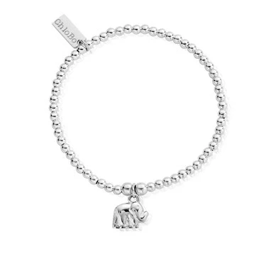 Image of ChloBo Silver Cute Elephant Bracelet