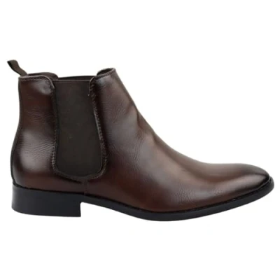 Image of TruClothing Men&#039;s Chelsea Slip On Ankle Boots Brown 10 UK