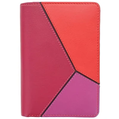 Image of Visconti Barcelona Collection Ladies Leather Purse RFID Blocking BRC97 Berry Kiss