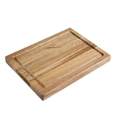 Image of Olympia Small Wood Steak Board for Food Serving and Presentation 260mm