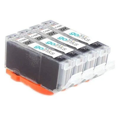 Image of Go Inks 4 Grey Ink Cartridges to replace CLI 526GY Compatible/non OEM for PIXMA Printers