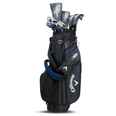Image of Callaway Golf XR 13 Piece Men&#039;s Complete Package Set Right Hand Regular Steel, Blue/Silver
