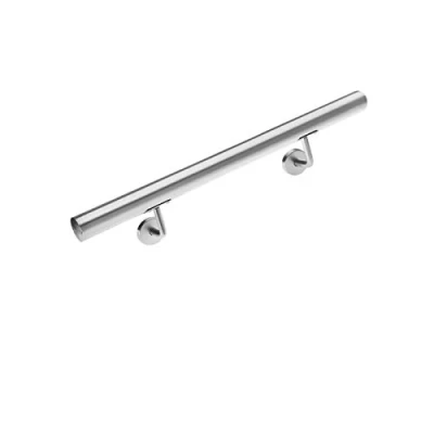 Image of MONZANA® Stainless Steel Handrail V2A Railing Stair Rail 50 cm 600 Model Selection Wall Mounted Staircase Hand Kit for Stairs Indoor Outdoor 50cm