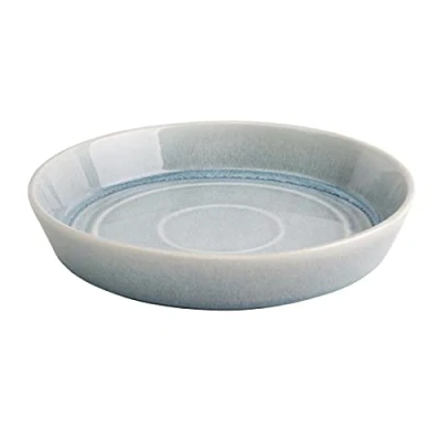 Image of Olympia Cavolo Flat Round Bowls Ice Blue 220mm (Pack of 4)