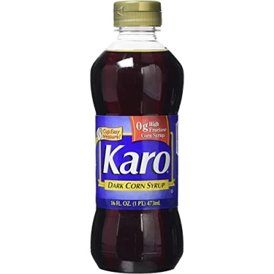 Image of Karo Dark Corn Syrup 0g High Fructose Gluten Free 16 Oz. Pack of 3.