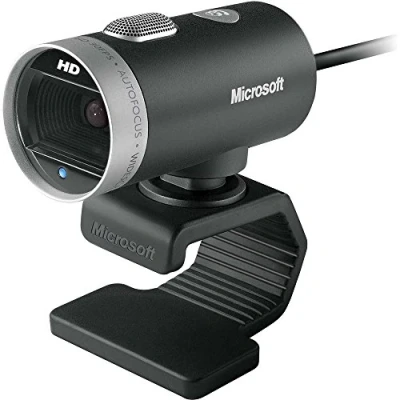 Image of Microsoft LifeCam Cinema webcams (1280 x 720 pixels, 2880 1620 USB 2.0, Black, Silver, CMOS, ntel Dual Core 1.6 GHz)