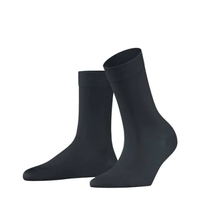 Image of FALKE Women&#039;s Cotton Touch W SO Thin Plain 1 Pair Socks, Grey (Graphite 3146) new eco friendly, 5.5 8