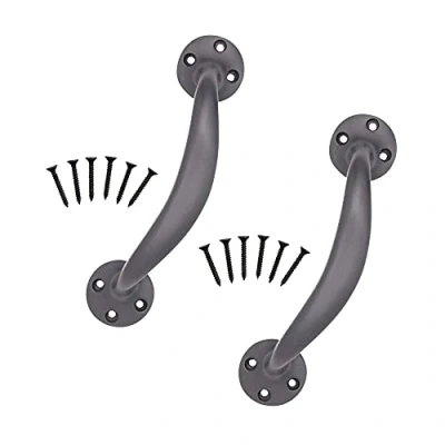 Image of EAI Bow Handles for Cabinets Wardrobes Drawers Black 150mm Pack of 2