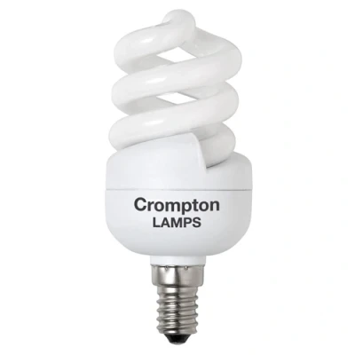 Image of Crompton CFL T2 Ultra Mini Spiral 11W 2700K SES E14