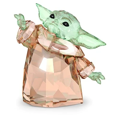 Image of Swarovski Star Wars Mandalorian the Child, Green and Gold tone Crystals, from Collection