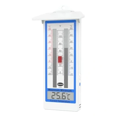 Image of Digital Greenhouse Thermometer Classic Max Min for or Garden Maximum and Minimum Temperature Monitoring use Indoor Outdoor Useful Accessories