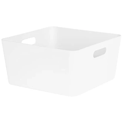 Image of Wham 15.02 30cm Studio Basket Half Height Storage Cube Ice White