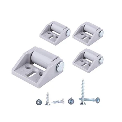 Image of (Pack of 4) 16 mm Small Plastic Wheels Durable Non Swivel Fixed Casters for Furniture Replacement Appliance &amp; Equipment Screws Included (4)