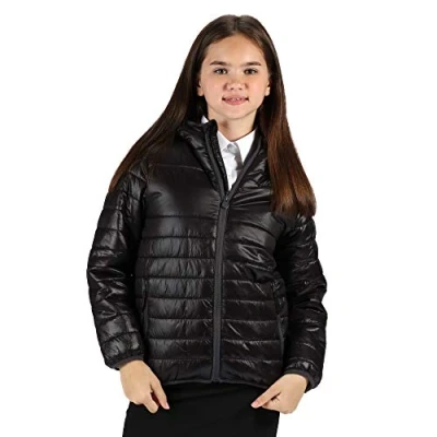 Image of Regatta Kids Stormforce Jacket 5 6 Years Black