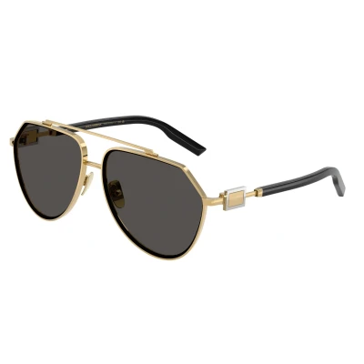 Image of Dolce&amp;Gabbana 0DG2315 Sunglasses goldcoloured, Men&#039;s, Size: 62, Gold coloured