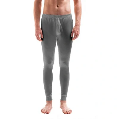 Image of Jasmine Silk Mens Pure Thermal Long Johns Grey (Medium)