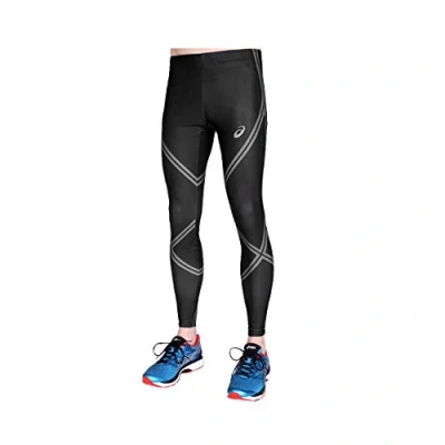 Image of ASICS men&#039;s running tights, Men, Run Tight, Schwarz (performance black), S