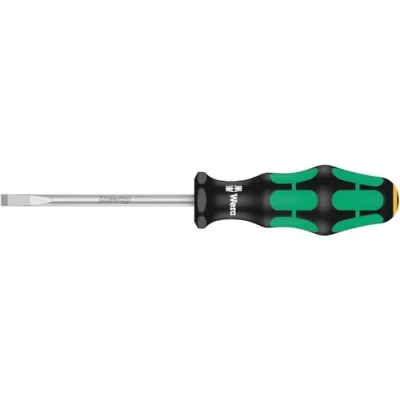 Image of Wera 05008061001 335 1.2 x 6 100 mm Screwdriver for Slotted Screws Silver