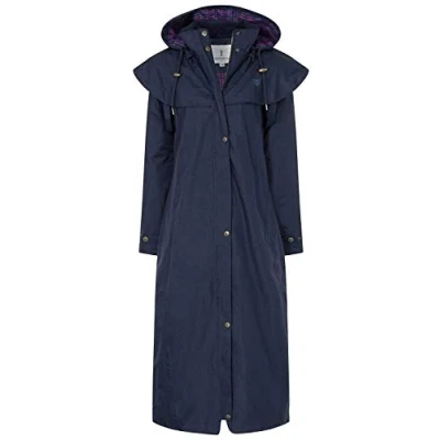 Image of LightHouse Outback Womens Full Length Waterproof Raincoat (Nightshade, 16)