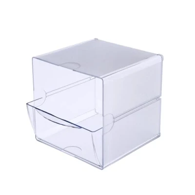 Image of Deflecto Single Drawer Cube Storage Modular and Expandable Desktop Solution for Stationery Crafting Storage.