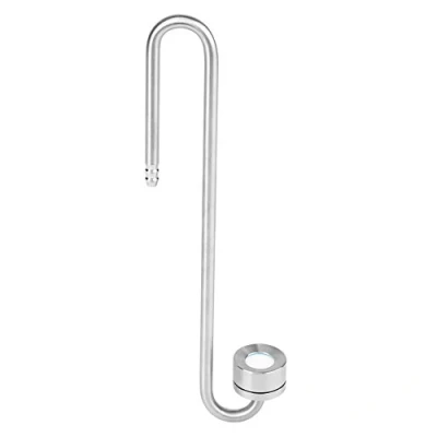 Image of Aquarium CO2 Diffuser Stainless Steel Carbon Dioxide Atomiser Reactor with U Shape Connecting Tube for Plants Water Grass (20cm)