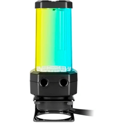 Image of Corsair Hydro X Series XD5 RGB Pump/Reservoir Combo D5 PWM Pump 330ml Reservoir Ten Individually Addressable LEDs Temperature Sensor White,CX 9040007 WW,XD5 Gen2