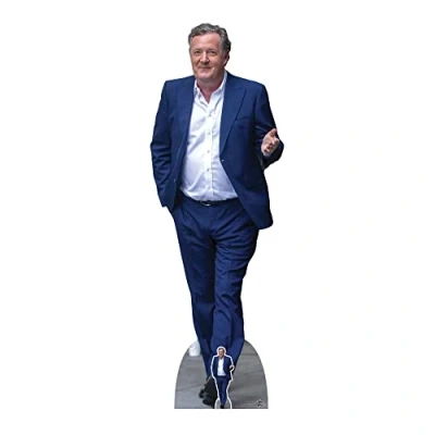 Image of Star Cutouts CS1081 Piers Morgan Lifesize Cardboard Cutout With Mini