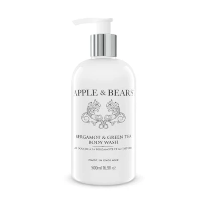 Image of Apple &amp; Bear Bergamot Green Tea Body Wash/Shower Gel 500ml /16.9 fl oz
