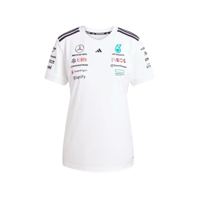 Image of adidas Performance Print Tshirt White black, Women&#039;s, Size: XXS, black