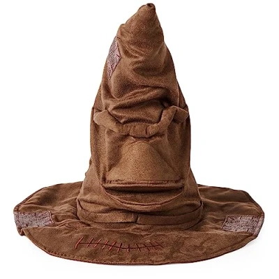 Image of Wizarding World, Talking Sorting Hat with 15 Phrases for Harry Potter Pretend Play Kids’ Fancy Dress Role Toys Ages 5 and up