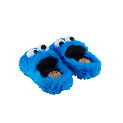 Image of Sesame Street Cookie Monster Slipper Royal Blue L