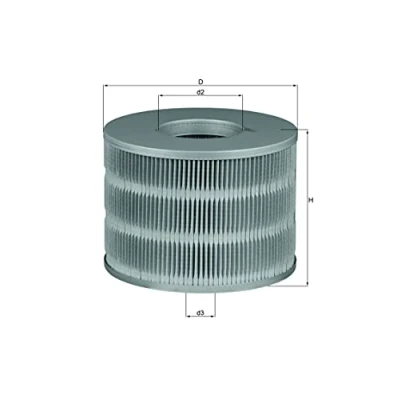 Image of 70381222 Air Filter MAHLE ORIGINAL LX 2028 145,0mm 198,0mm Insert