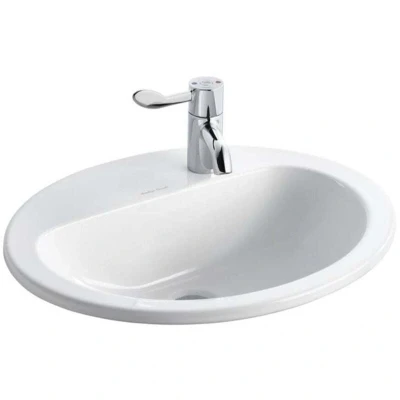 Image of Armitage Shanks Orbit 21 Recessed Countertop Basin, 550mm 1 RH Tap Hole S249001