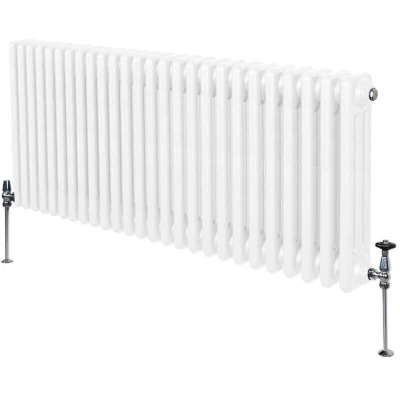 Image of MonsterShop Traditional 3 Column Radiators 600 x 1192mm White