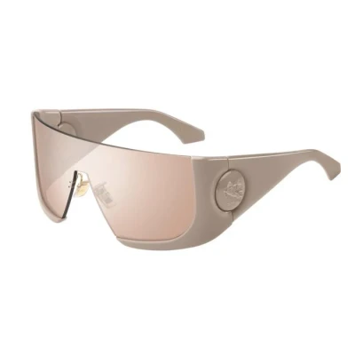 Image of ETRO Woman ETROMACARON FWM/2S Sunglasses Plastic Nude Pink Mask Mirrored Flash