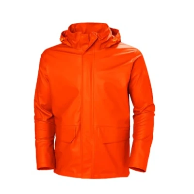 Image of Helly Hansen Workwear Men&#039;s Gale Waterproof Rain Jacket, Light Green, M