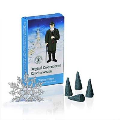 Image of Original Crottendorfer Incense Cones Fragrance Winter Dream Pack of 24 Size M Made in Germany
