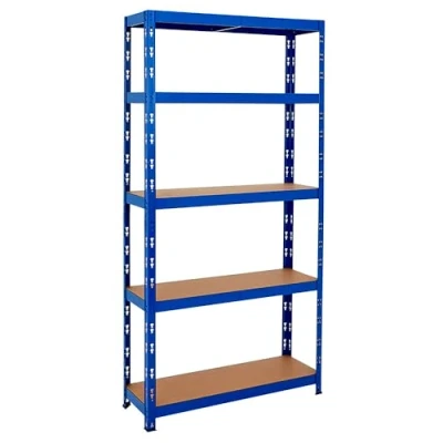 Image of TAHA ® 5Tier Boltless Black Garage Storage 1800H 900W Shelving Steel Racking Strong