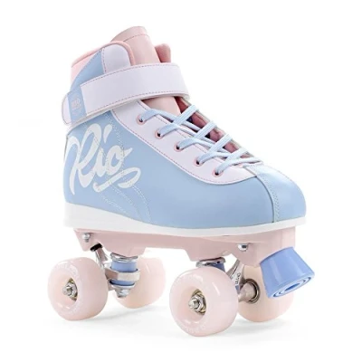 Image of Rio Roller Milkshake Skates, Unisex Adult, Pink (Cotton Candy), 40.5